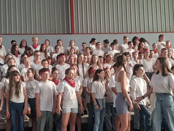 Chorale d'enfants lors de la 3ème édition du projet musical interdiocèse