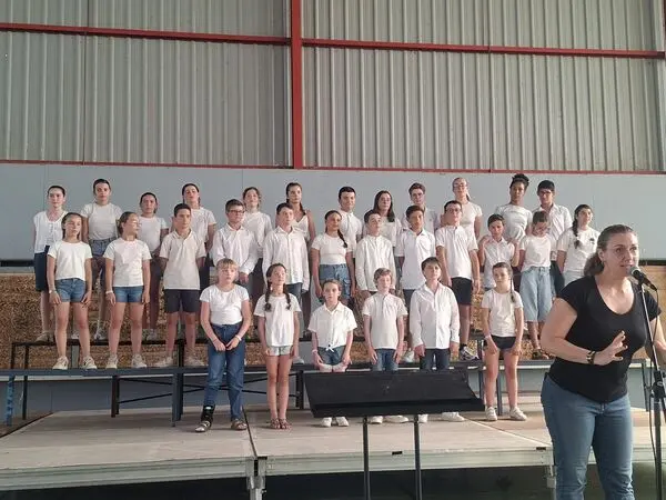 Chorale d'enfants lors de la 3ème édition du projet musical interdiocèse