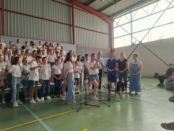 Chorale d'enfants lors de la 3ème édition du projet musical interdiocèse
