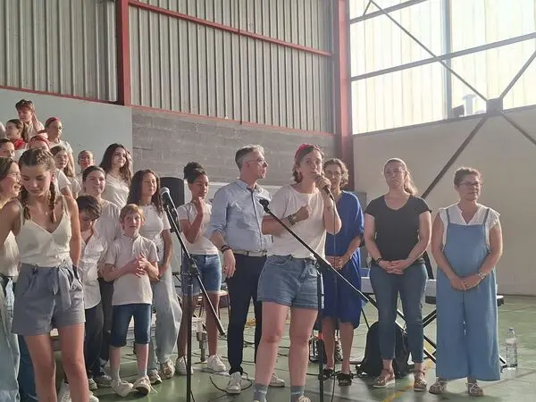 Chorale d'enfants lors de la 3ème édition du projet musical interdiocèse